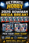 2026 Bowman Baseball 10 Box Break Pick Your Team